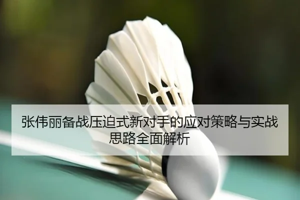 张伟丽备战压迫式新对手的应对策略与实战思路全面解析